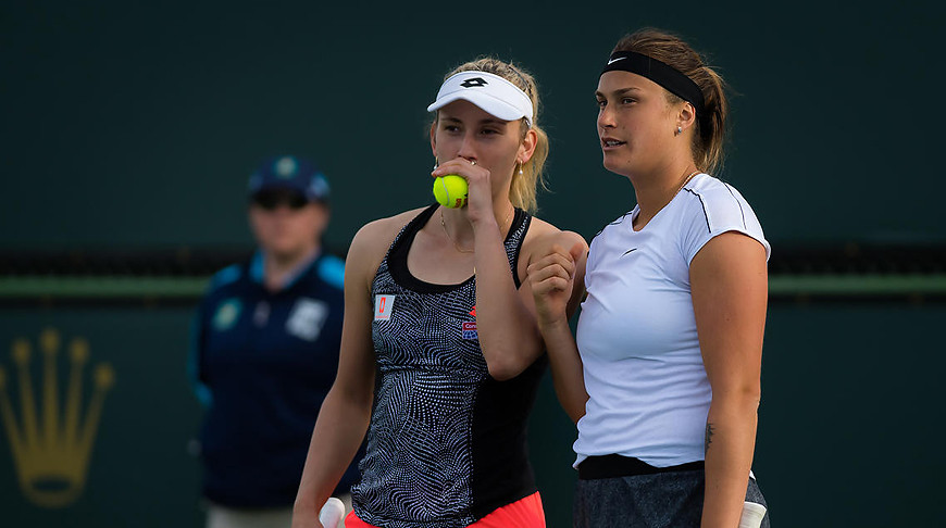 Элизе Мертенс и Арина Соболенко. Фото Jimmie48 tennis photography