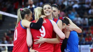 Эмоции сербских волейболисток. Фото CEV