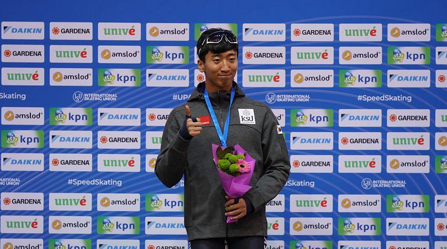Юн Хо Ким. Фото Белорусского союза конькобежцев