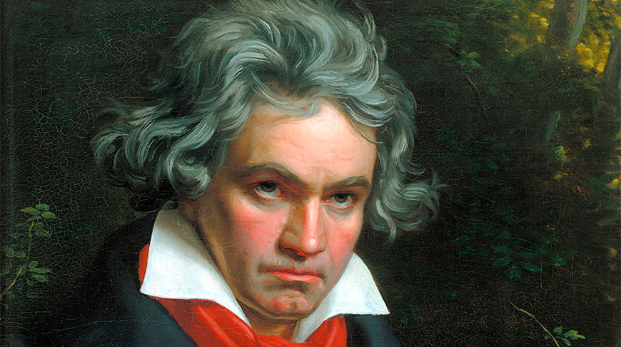 Фрамент портрета Людвига ван Бетховена кисти Йозефа Штилера