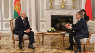 Александр Лукашенко и Рене Фазель