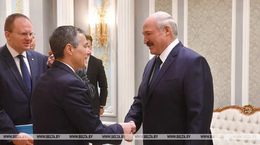 Иньяцио Кассис и Александр Лукашенко