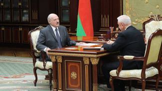 Александр Лукашенко и Михаил Мясникович