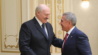 Александр Лукашенко и Рустам Минниханов. Фото из архива