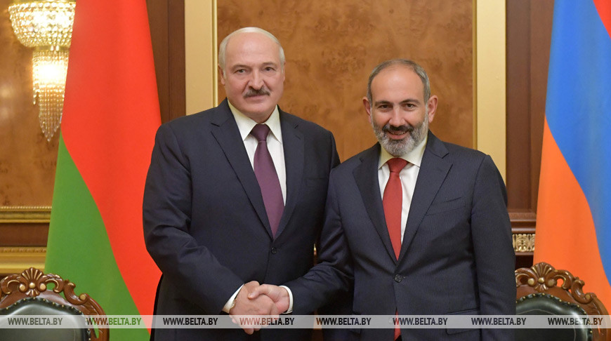 Александр Лукашенко и Никол Пашинян. Фото из архива