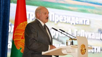Александр Лукашенко во время встречи с активом Минской области. Фото из архива