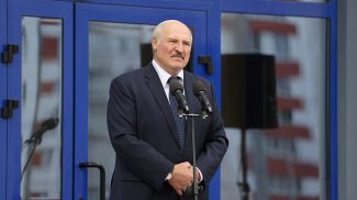 Александр Лукашенко во время торжественного открытия
