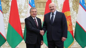 Шавкат Мирзиёев и Александр Лукашенко. Фото из архива