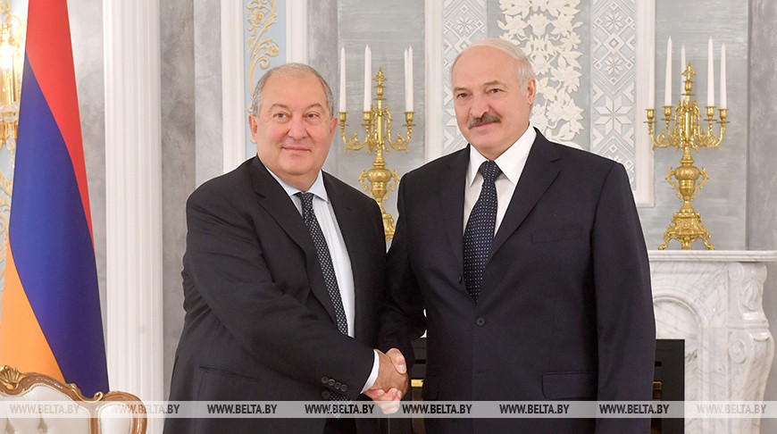 Армен Саркисян и Александр Лукашенко. Фото из архива
