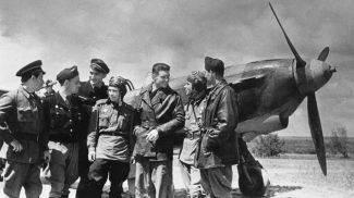 Летчики полка Нормандия - Неман, май 1944 года