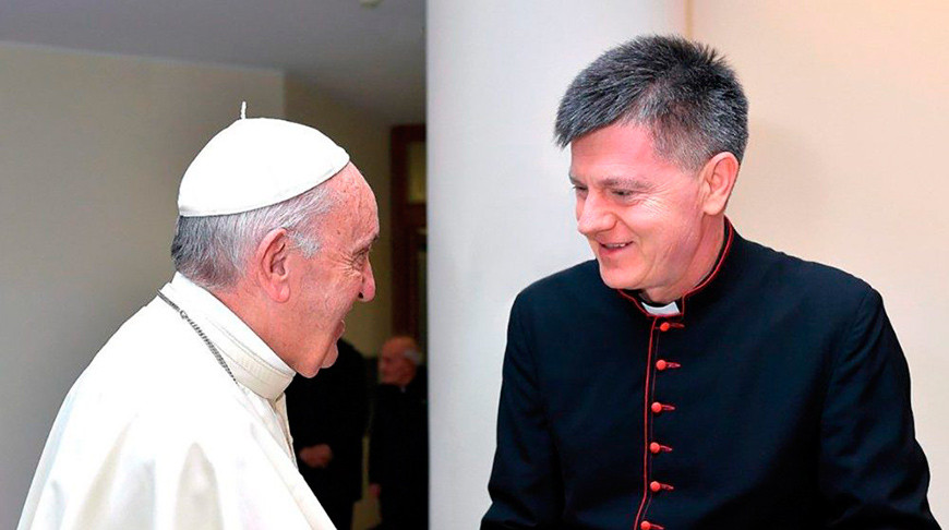 Папа Римский Франциск и Анте Йозич. Фото  vaticannews.va 