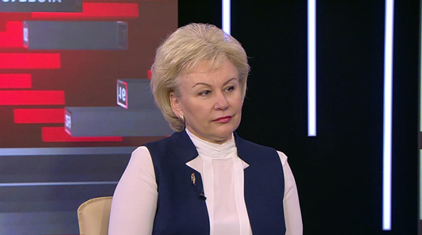 Министр труда и социальной защиты Ирина Костевич. Скриншот видео СТВ