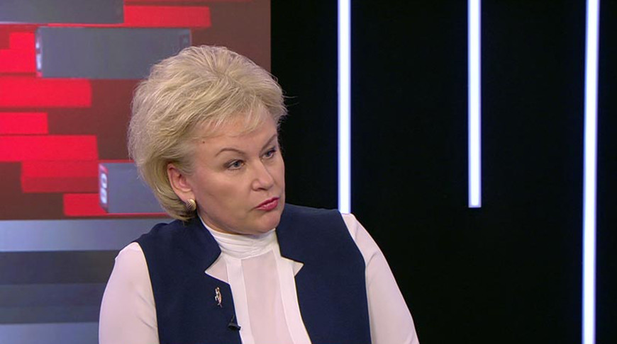 Министр труда и социальной защиты Ирина Костевич. Скриншот видео СТВ