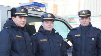 Сергей Смоляков, Денис Химичев и Игорь Гришенков. Фото МВД