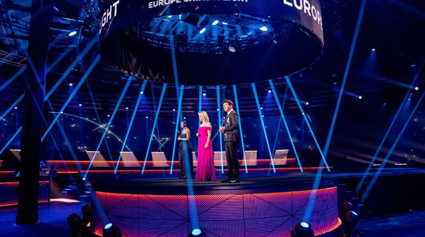 Во время шоу "Евровидение: Europe Shine a Light". Фото eurovision.tv