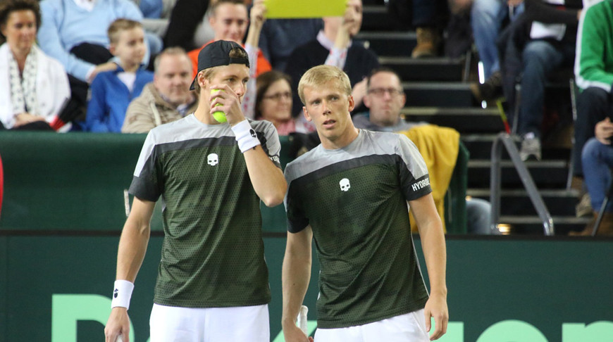 Илья Ивашко и Андрей Василевский. Фото Белорусской теннисной федерации
