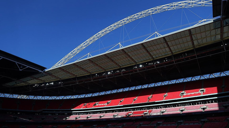 Стадион "Уэмбли", на котором 31 июля 2022 года должен пройти финал женского Евро. Фото  Getty Images 