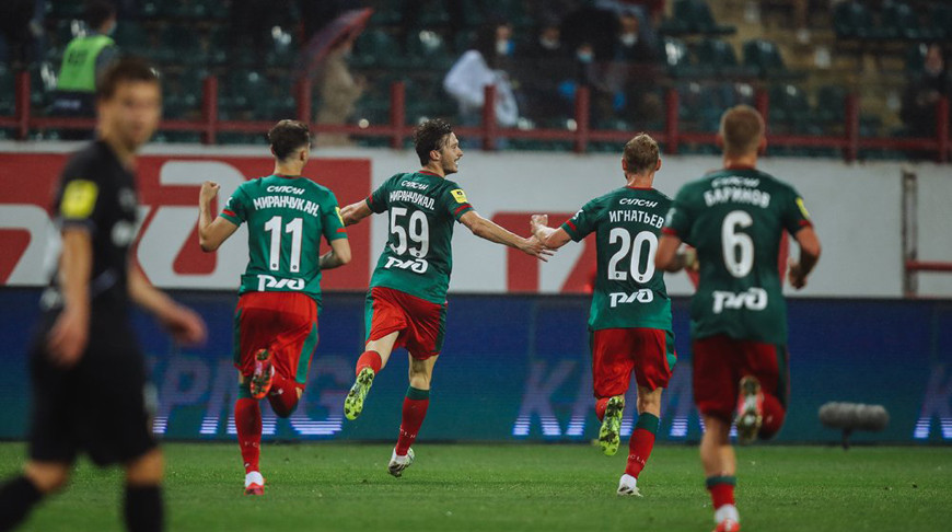 Во время матча. Фото ФК "Локомотив"