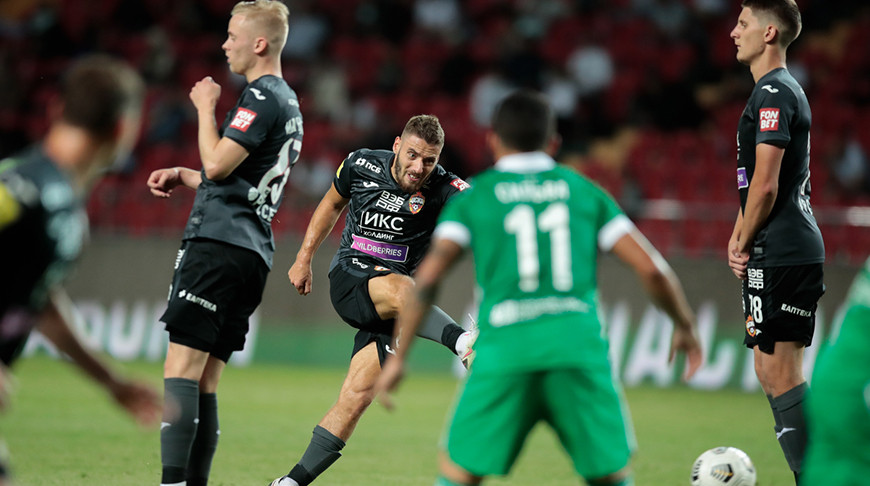 Во время матча "Ахмат" - ЦСКА. Фото ПФК ЦСКА