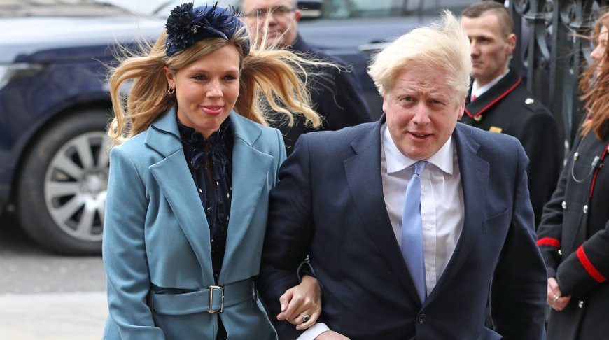 Кэрри Симондс и Борис Джонсон. Фото  PA Media 