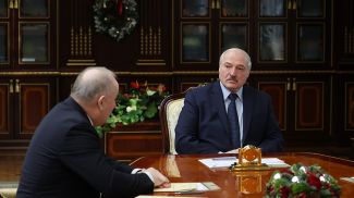 Павел Каллаур и Александр Лукашенко