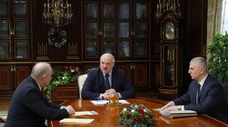 Павел Каллаур, Александр Лукашенко и Валерий Бельский
