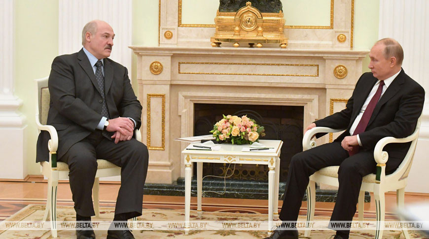 Александр Лукашенко и Владимир Путин. Фото из архива