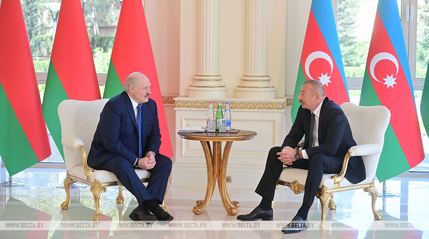 Александр Лукашенко и Ильхам Алиев