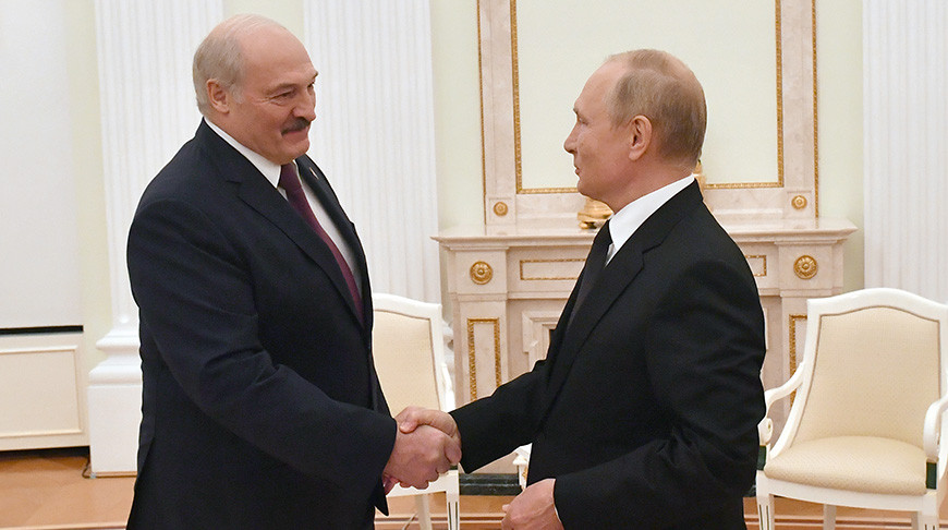 Александр Лукашенко и Владимир Путин. Фото пресс-службы Президента России