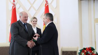 Александр Лукашенко и Иван Крупко