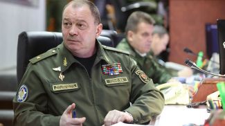 Игорь Голуб на центральном командном пункте ВВС и войск ПВО