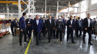 Роман Головченко во время визита в Казахстан
