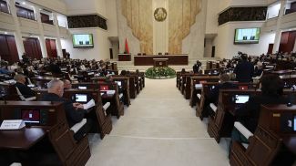 Во время шестой сессии Палаты представителей Национального собрания Беларуси седьмого созыва
