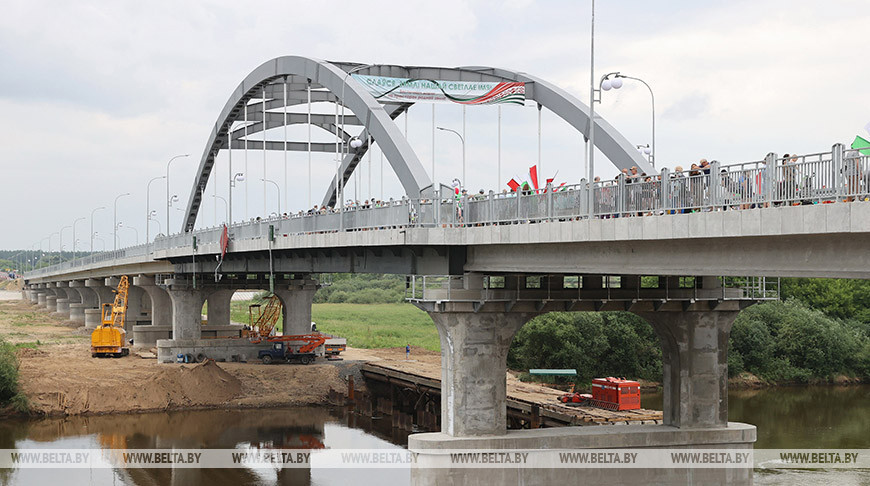 Новый мост через Днепр в Рогачеве