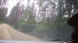 Скриншот записи видеорегистратора, установленного в автомобиле