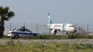 В аэропорту Ларнаки, Кипр. Фото AFP