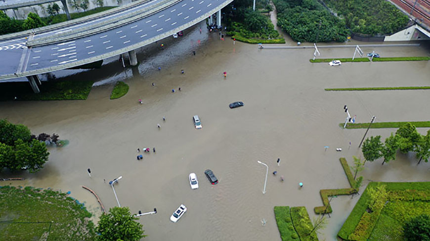 Наводнение в китайской провинции Хэнань. Фото Getty Images