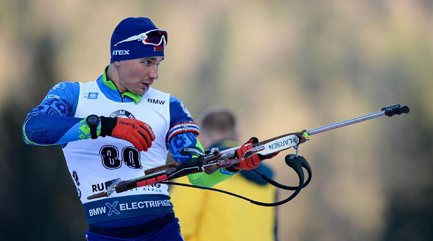 Антон Смольский. Фото biathlon.by