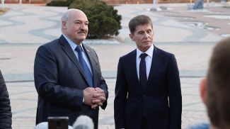 Александр Лукашенко и Олег Кожемяко