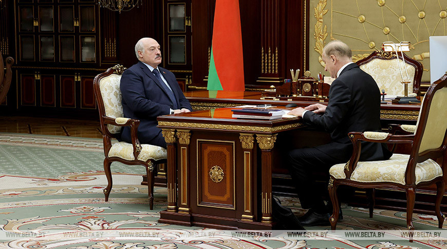 Александр Лукашенко и Владимир Гусаков