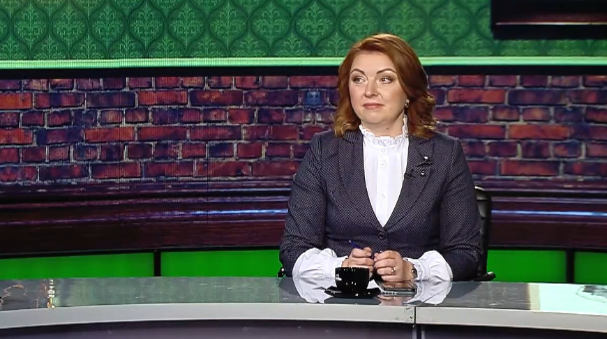 Ольга Шпилевская. Скриншот видео "Беларусь 1"