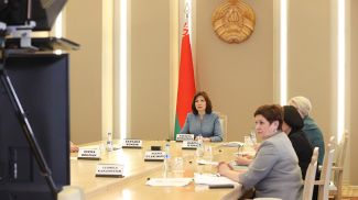 Во время онлайн-семинара женщин-парламентариев Беларуси и Китая