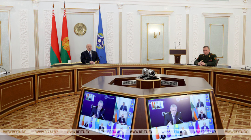 28 октября Президент Беларуси Александр Лукашенко принял участие во внеочередной сессии Совета коллективной безопасности ОДКБ. Мероприятие прошло в режиме видеоконференции