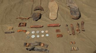 Находки, обнаруженные во время раскопок в ходе расследования уголовного дела по геноциду белорусского народа. Фото из архива