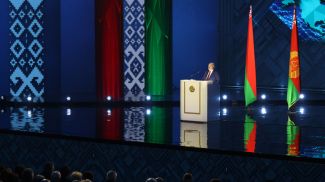 Александр Лукашенко во время обращения с ежегодным Посланием к белорусскому народу и Национальному собранию. Фото из архива