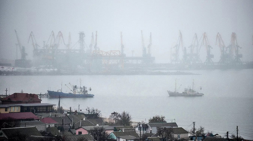 Торговый порт Бердянска. Фото AP Photo