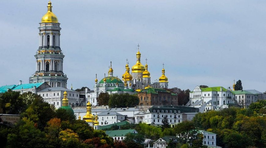 Комплекс храмов Киево-Печерской Лавры. Фото ТАСС