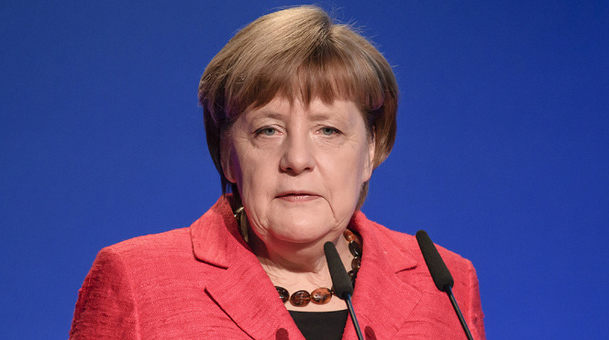 Ангела Меркель. Скриншот из видео ТАСС