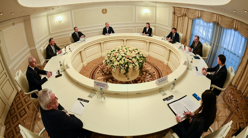 Во время встречи. Фото НОК Беларуси