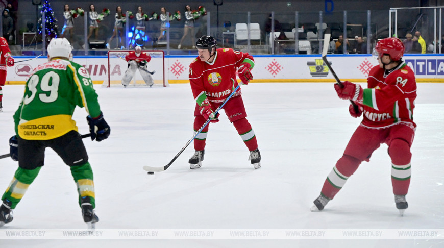 Хоккейная команда Президента Беларуси выиграла в матче любительского турнира, 2022 год